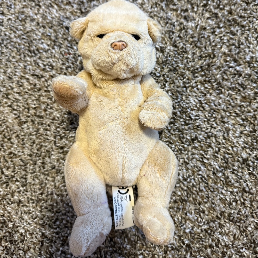 Fur Real Friends Bear Cub Tan Newborn Plush Hasbro 2010 Tested Working